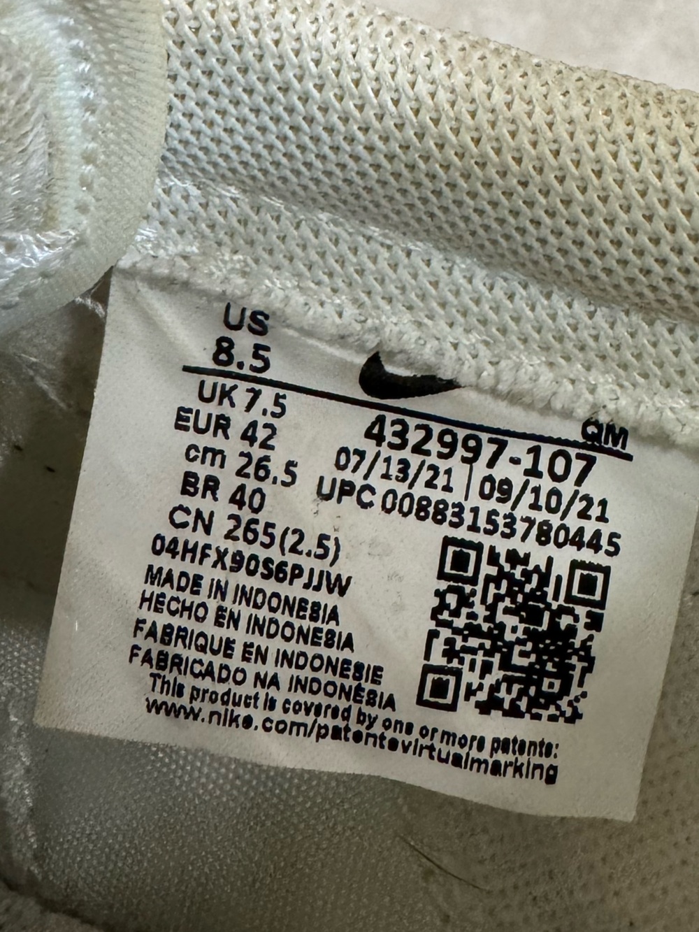 Nike Killshot 2 White Trainers Low-Top Sneakers Men’s Size 8.5 Athletic Active - Picture 9 of 11